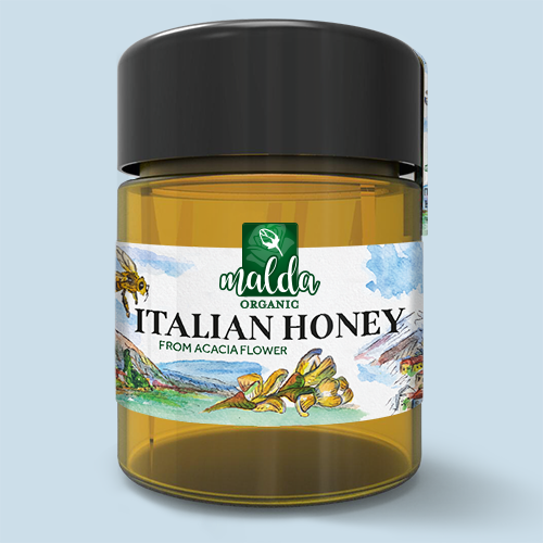 Malda Organic Honey Jar